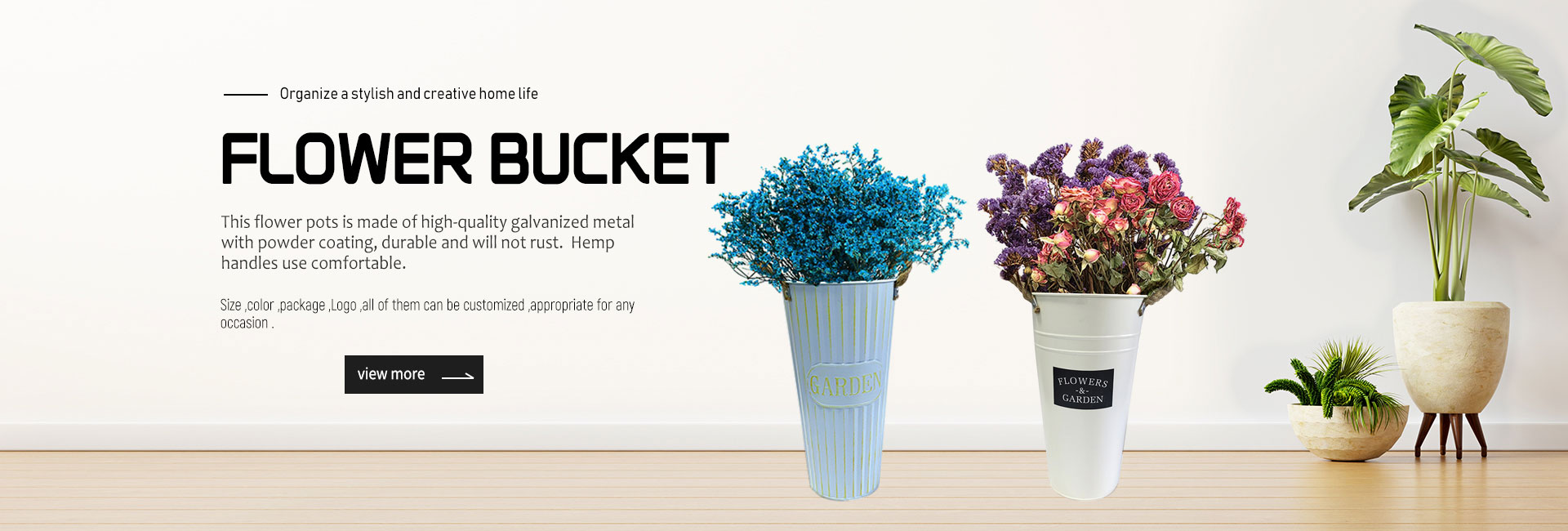  flower bucket 