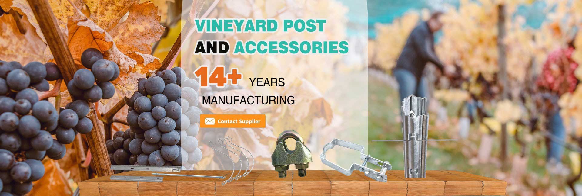 vineyard post and accessory