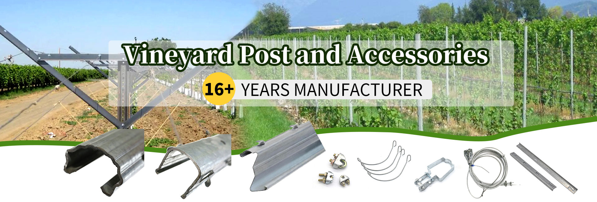 vineyard post and accessory